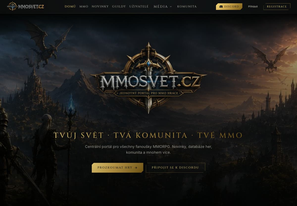 MMOSVET.cz website